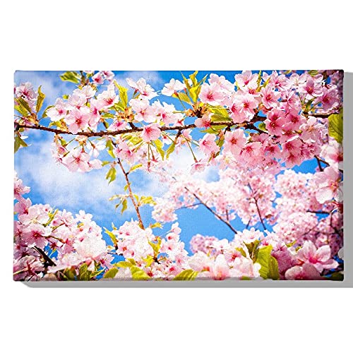 Homemania Wandbild, Blumen, Natur, für Wohnzimmer, Schlafzimmer, mehrfarbig, 45 x 3 x 70 cm, -HM20KNV45 x 70 – 262, Polyester, Holz von Homemania