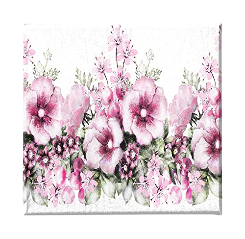 Homemania Wandbild, Blumen, Natur, für Wohnzimmer, Schlafzimmer, mehrfarbig, 60 x 3 x 60 cm, -HM20KNV60 x 60 – 120, Polyester, Holz von Homemania