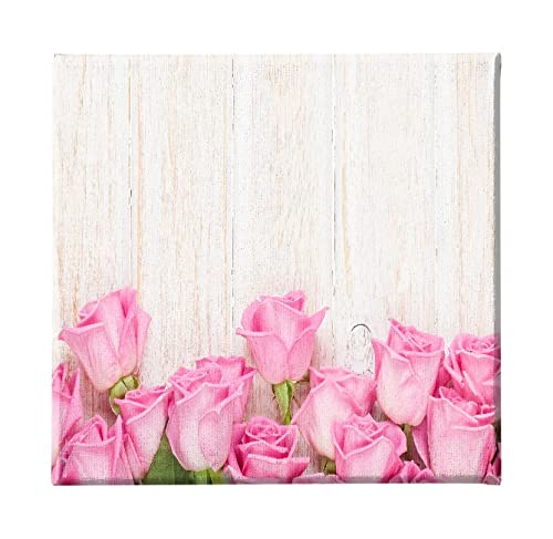 Homemania Wandbild, Blumen, Natur, für Wohnzimmer, Schlafzimmer, mehrfarbig, 60 x 3 x 60 cm, -HM20KNV60 x 60 – 205, Polyester, Holz von Homemania