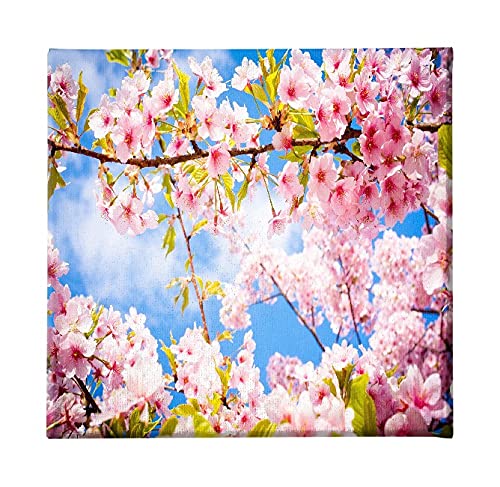 Homemania Wandbild, Blumen, Natur, für Wohnzimmer, Schlafzimmer, mehrfarbig, 60 x 3 x 60 cm, -HM20KNV60 x 60 – 254, Polyester, Holz von Homemania