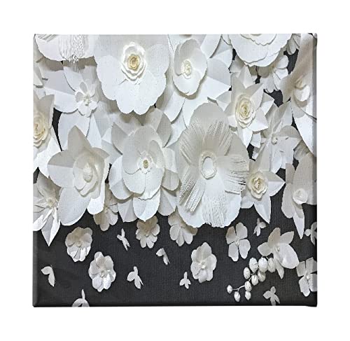 Homemania Wandbild, Blumen, Natur, für Wohnzimmer, Schlafzimmer, mehrfarbig, 60 x 3 x 60 cm, -HM20KNV60 x 60 – 9, Polyester, Holz von Homemania