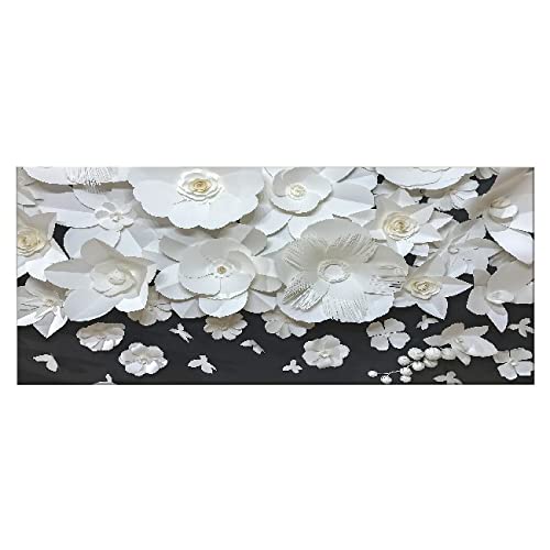 Homemania Wandbild, Blumen, Natur, für Wohnzimmer, Schlafzimmer, mehrfarbig, 70 x 3 x 100 cm, -HM20KNV70 x 100 – 17, Polyester, Holz von Homemania