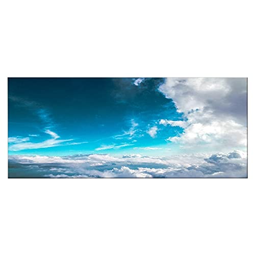 Homemania Wandbild, Motiv Himmelslandschaft, für Wohnzimmer, Schlafzimmer, mehrfarbig, 70 x 3 x 100 cm, -HM20KNV70 x 100 – 164, Polyester, Holz von Homemania