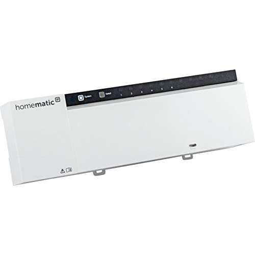 eQ-3 Homematic IP Wired Smart Home Fußbodenheizungscontroller HmIPW-FAL24-C6 – 6-Fach, 24 V, Automatische Steuerung und Regelung der Fußbodenheizung, Modernes Design, Wandmontage, 10 Watt eQ-3 Homematic IP Wired Smart Home Fußbodenheizungscontroller HmIPW-FAL24-C6 – 6-Fach, 24 V, Automatische Steuerung und Regelung der Fußbodenheizung, Modernes Design, Wandmontage, 10 Watt von eQ-3