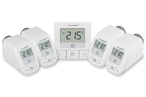 Basic Set Heizen 4 eTRV-B + 1 WTH-B Basic Set Heizen 4 eTRV-B + 1 WTH-B von Homematic