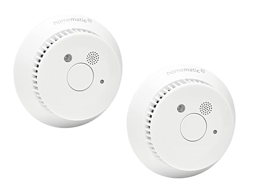 HOMEMATIC IP 156587A0, Rauchwarnmelder, Q-Label, 2 Stück von Homematic IP