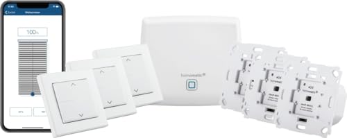 HOMEMATIC IP Starterset Beschattung für 3 Rollläden & Markisen HOMEMATIC IP Starterset Beschattung für 3 Rollläden & Markisen von Homematic IP