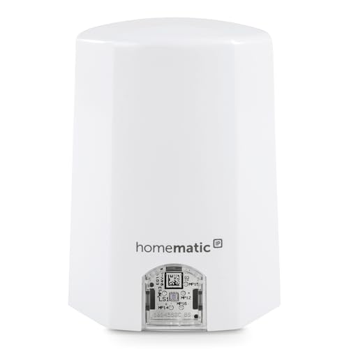 Homematic IP Smart Home Lichtsensor – außen, Zubehör für Ihr Homematic IP Smart Home, misst Helligkeit in Lux steuert Sonnenschutz-Funktionen mit smarten Rollläden, 151566A0 von Homematic IP