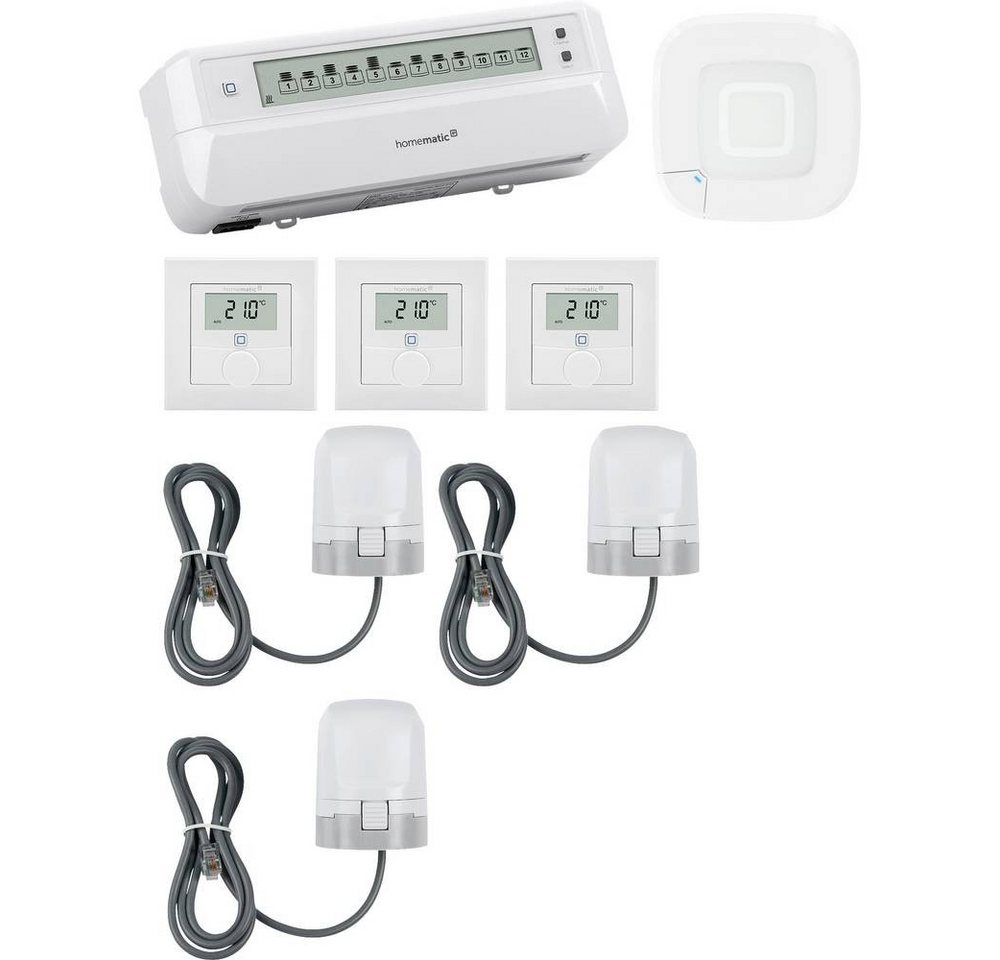 Homematic IP 161314A0+153621A0+3x153309A0+3x156669A0 Smart-Home Starter-Set Homematic IP 161314A0+153621A0+3x153309A0+3x156669A0 Smart-Home Starter-Set von Homematic IP