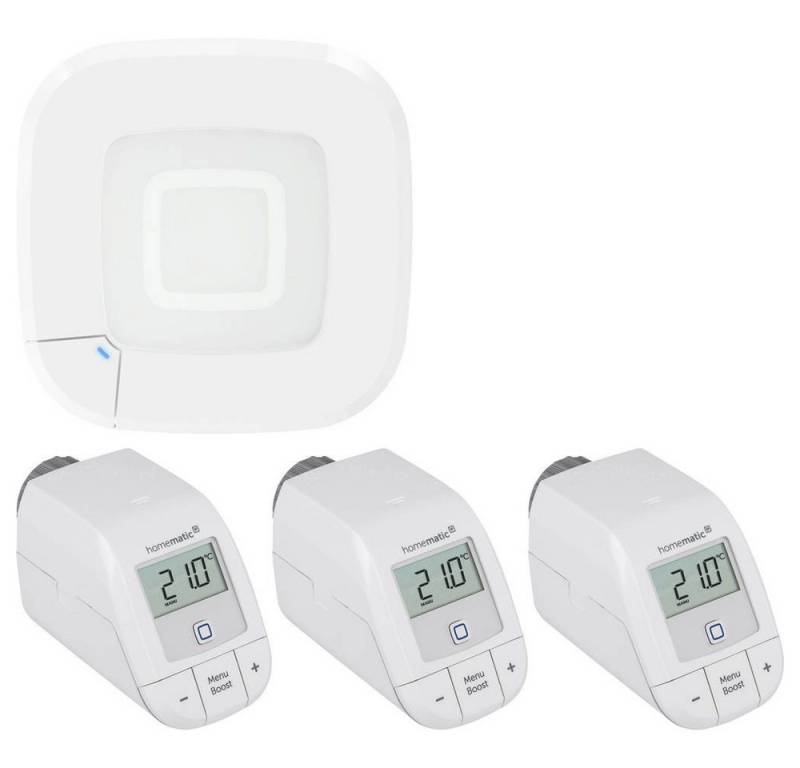 Homematic IP 161314A0+3x153412A2 Smart-Home Starter-Set Homematic IP 161314A0+3x153412A2 Smart-Home Starter-Set von Homematic IP