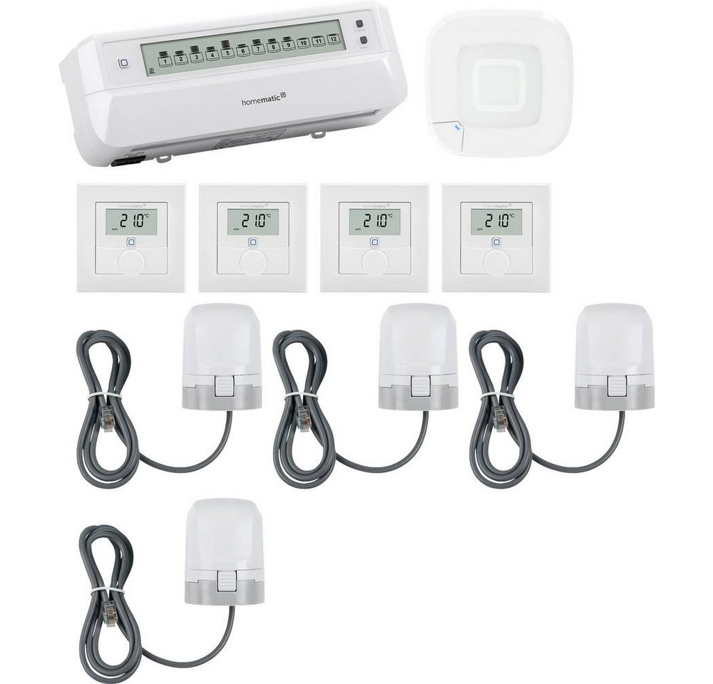 Homematic IP 161314A0+4x156669A0+4x153309A0+153621A0 Smart-Home Starter-Set Homematic IP 161314A0+4x156669A0+4x153309A0+153621A0 Smart-Home Starter-Set von Homematic IP