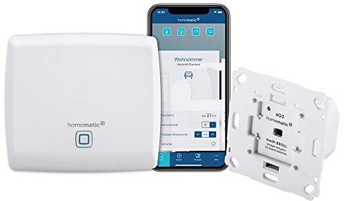 Homematic IP Smart Home Access Point + Rollladenaktor für Markenschalter, digitale Steuerung für 1 Rollladen per App, Alexa & Google Assistant, elektrische Rolladen smart nachrüsten Homematic IP Smart Home Access Point + Rollladenaktor für Markenschalter, digitale Steuerung für 1 Rollladen per App, Alexa & Google Assistant, elektrische Rolladen smart nachrüsten von Homematic IP