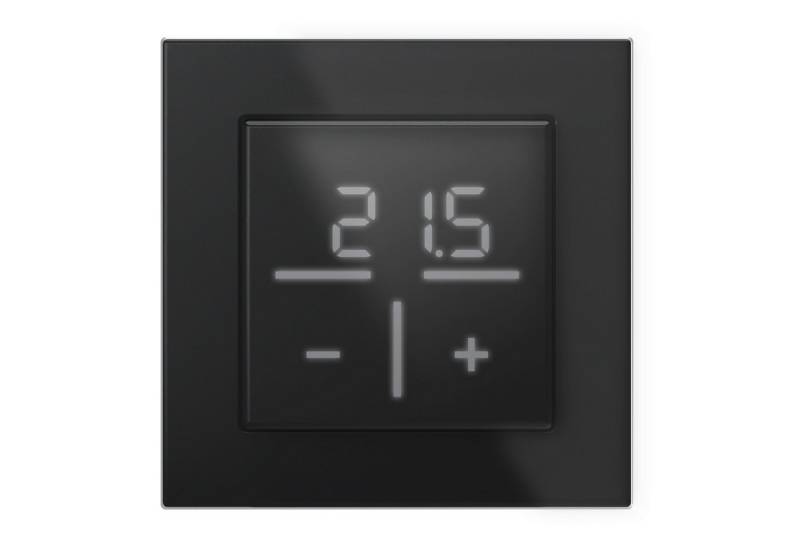 Homematic IP Bundle Glas-Wandthermostat + Glasrahmen 1-fach Smart-Home-Zubehör von Homematic IP