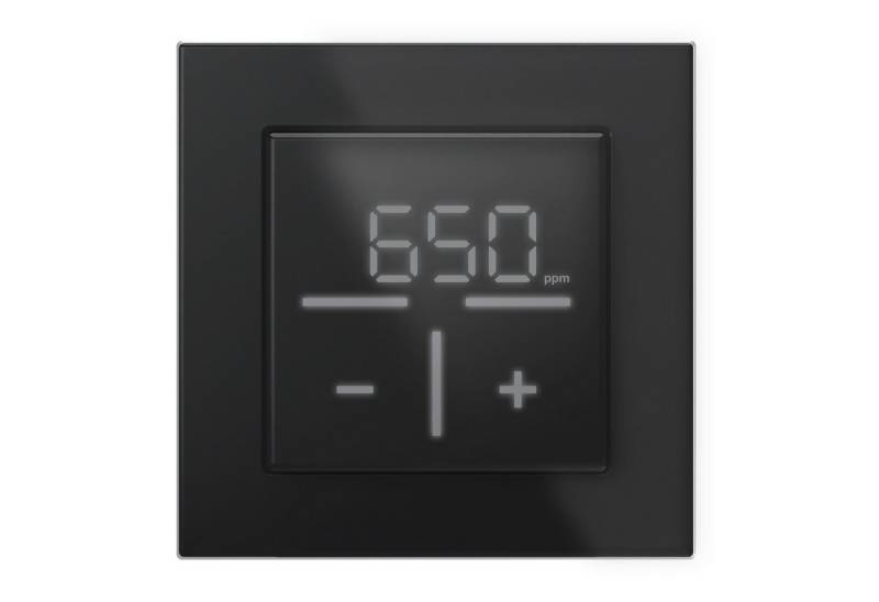Homematic IP Bundle Glas-Wandthermostat CO2 + Glasrahmen Smart-Home-Zubehör von Homematic IP