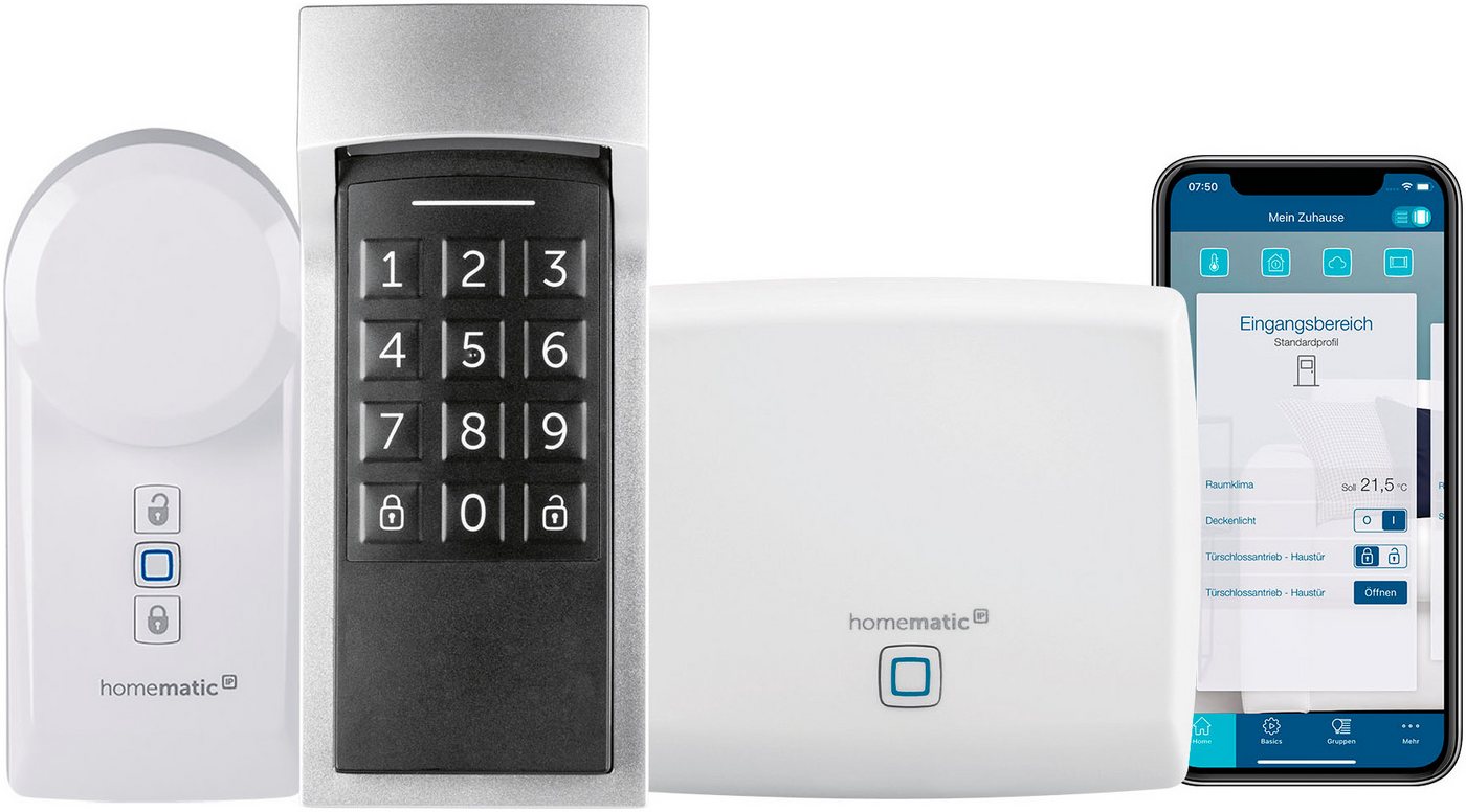 Homematic IP Bundle Starter Set Mini Zutritt & Keypad Smart-Home-Zubehör Homematic IP Bundle Starter Set Mini Zutritt & Keypad Smart-Home-Zubehör von Homematic IP