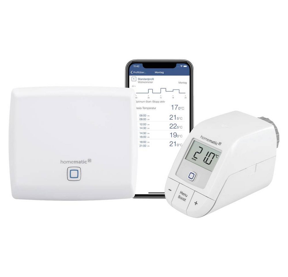 Homematic IP Funk Starterkit Heizen für 1 Heizkörper Smart-Home-Station Homematic IP Funk Starterkit Heizen für 1 Heizkörper Smart-Home-Station von Homematic IP