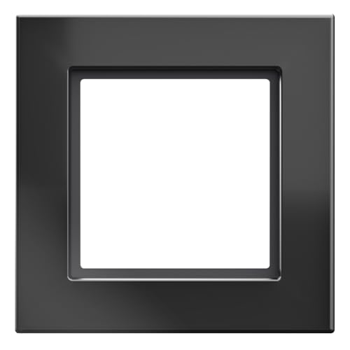Homematic IP Glasrahmen, 1-Fach, schwarz, HmIP-GF1-A von Homematic IP