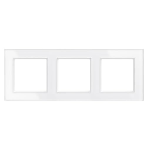 Homematic IP Glasrahmen, 3-Fach, weiß, HmIP-GF3 von Homematic IP