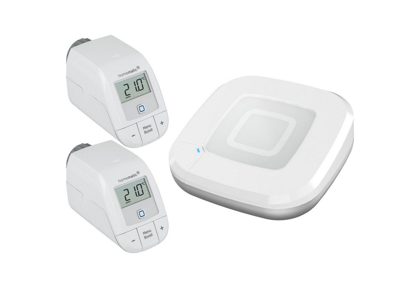 Homematic IP HOMEMATIC IP Starterset Heizen für 2 Heizkörper Smart-Home Starter-Set von Homematic IP