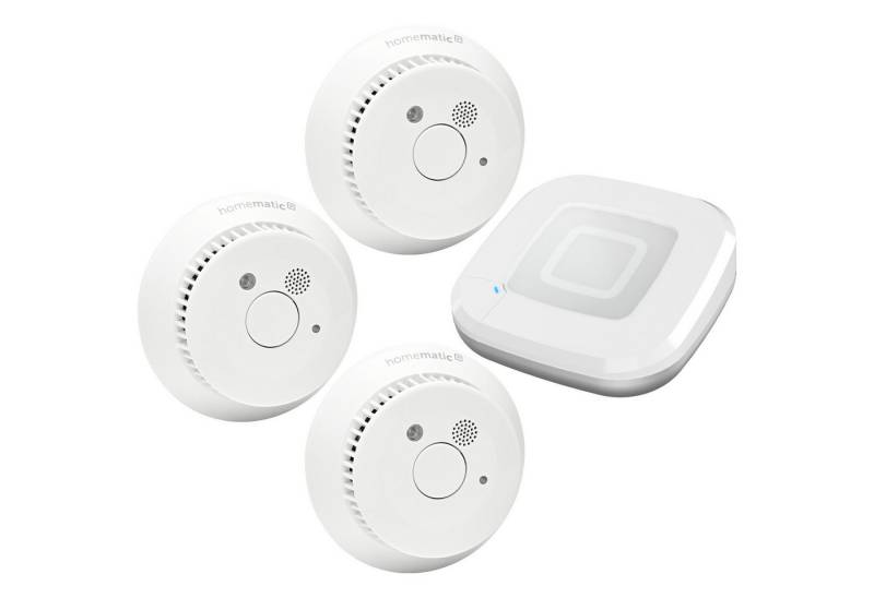 Homematic IP HOMEMATIC IP Starterset Rauchwarnmelder für 3 Räume Rauch- und Hitzewarnmelder von Homematic IP