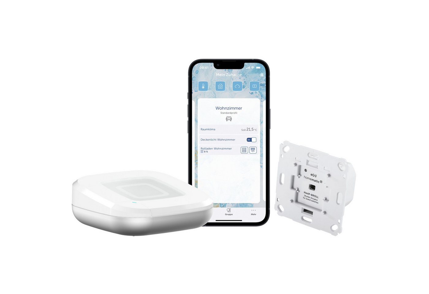 Homematic IP HOMEMATIC IP Starterset Rollladen- und Markisensteuerung S Smart-Home Starter-Set Homematic IP HOMEMATIC IP Starterset Rollladen- und Markisensteuerung S Smart-Home Starter-Set von Homematic IP