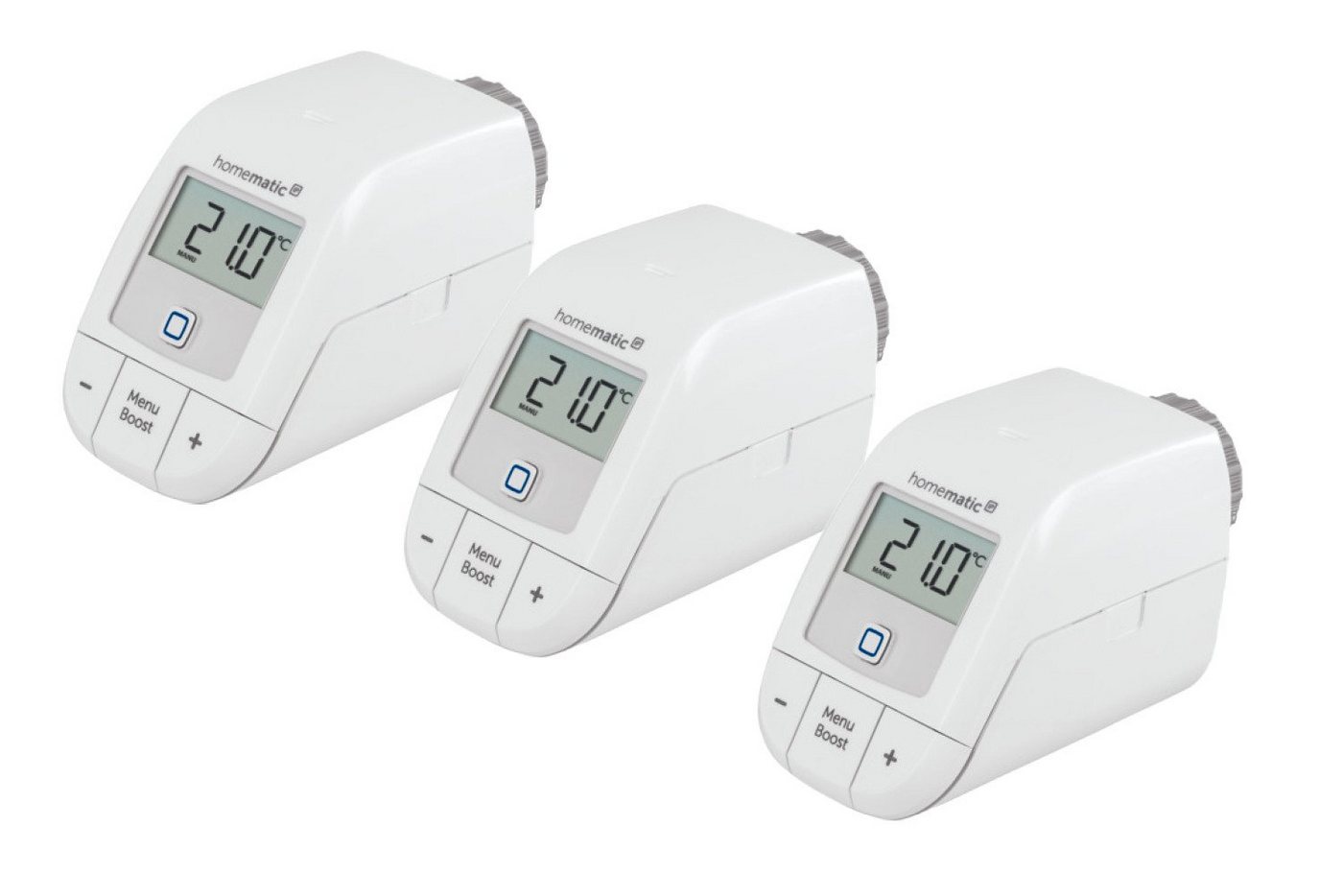 Homematic IP Heizkörperthermostat – basic 3er Set Smart-Home-Steuerelement Homematic IP Heizkörperthermostat – basic 3er Set Smart-Home-Steuerelement von Homematic IP