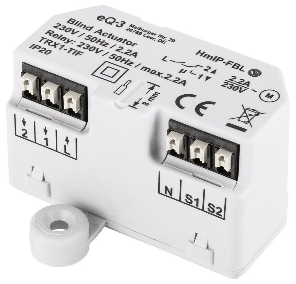 Homematic IP Homematic IP Funk Jalousieaktor HmIP-FBL Smart-Home-Zubehör Homematic IP Homematic IP Funk Jalousieaktor HmIP-FBL Smart-Home-Zubehör von Homematic IP