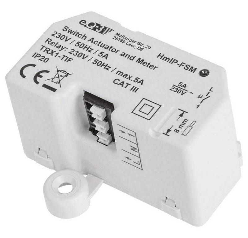 Homematic IP Homematic IP Funk Schaltaktor mit Messfunktion HmIP-FSM Smart-Home-Zubehör von Homematic IP