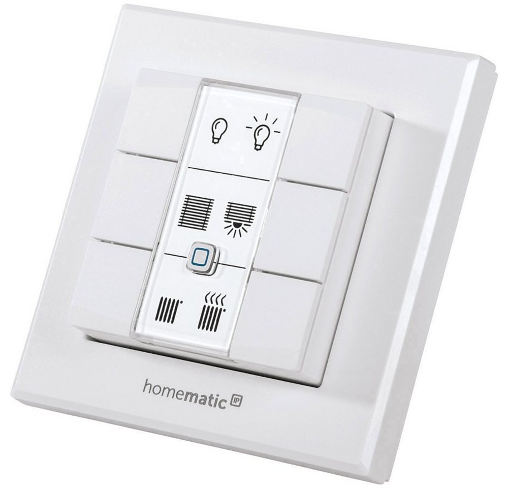 Homematic IP Homematic IP Funk Wandtaster HmIP-WRC6 Smart-Home-Zubehör Homematic IP Homematic IP Funk Wandtaster HmIP-WRC6 Smart-Home-Zubehör von Homematic IP