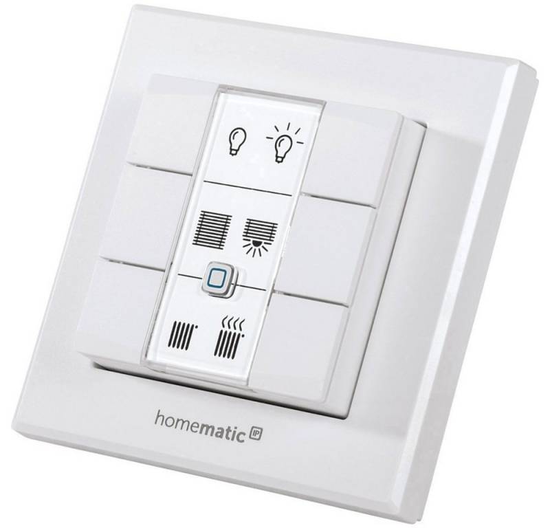 Homematic IP Homematic IP Funk Wandtaster HmIP-WRC6 Smart-Home-Zubehör von Homematic IP