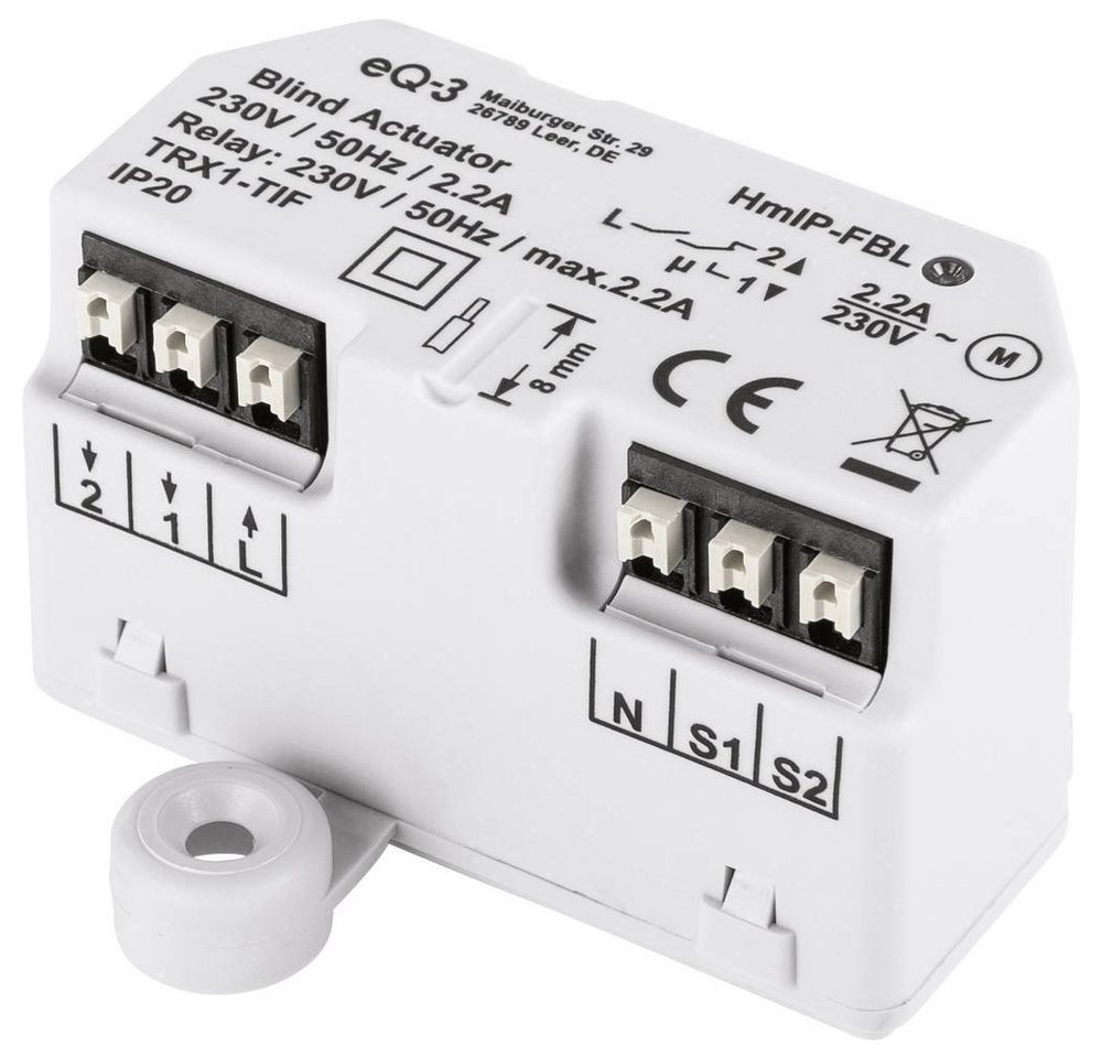 Homematic IP Jalousieaktor – Unterputz 151398A0A Smart-Home-Steuerelement von Homematic IP
