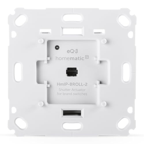 Homematic IP Smart Home Rollladenaktor für Markenschalter, digitale Steuerung für 1 Rollläden per App, Alexa & Google Assistant, elektrische Rolladen smart nachrüsten, 151322A0 Homematic IP Smart Home Rollladenaktor für Markenschalter, digitale Steuerung für 1 Rollläden per App, Alexa & Google Assistant, elektrische Rolladen smart nachrüsten, 151322A0 von Homematic