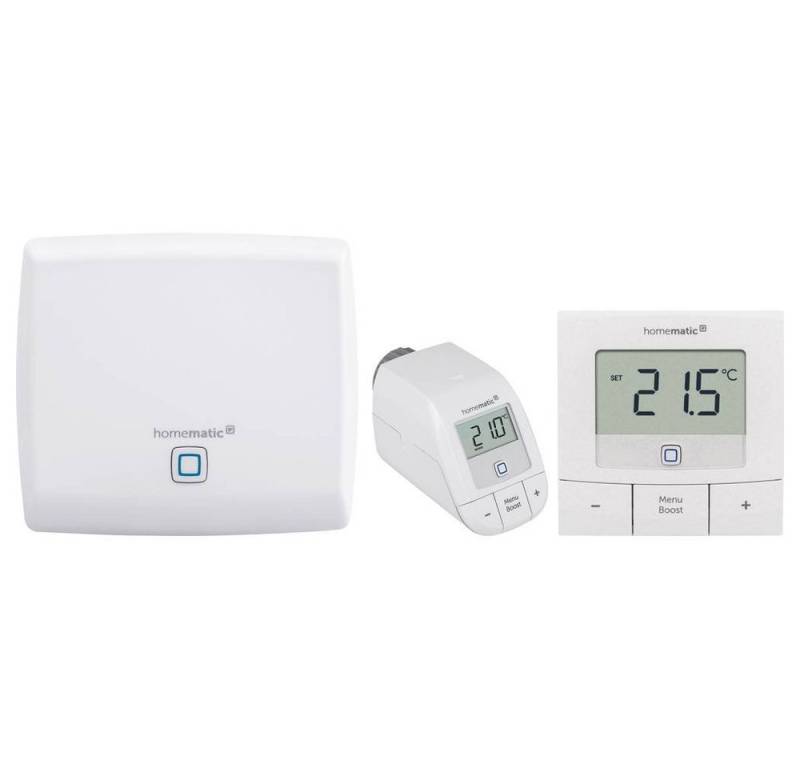 Homematic IP Funk Starterkit Heizen für 1 Heizkörper + Smart-Home Starter-Set von Homematic IP