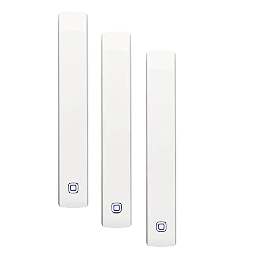 Homematic IP Smart Home 3er-Set Fenster- und Türkontakt, optisch, weiße + braune Abdeckung, digitaler Sensor, effizient Heizen, Fensterüberwachung per App, Energie sparen, Alexa, Google Assistant von Homematic IP