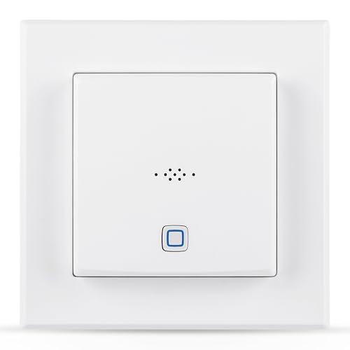 Homematic IP Smart Home CO2-Sensor, Luftgütesensor, Anzeige mit 5 LEDs und in der Smartphone-App, Kohlendioxid Ampel für Luftqualität, Messgerät, 230V, 155592A0 von Homematic IP