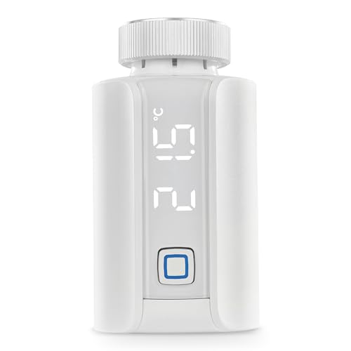 Homematic IP Smart Home Heizkörperthermostat – Evo, digitaler Thermostat Heizung, Heizungsthermostat, Steuerung per App, Alexa & Google Assistant, einfache Installation, Energie sparen, 155105A0 von Homematic
