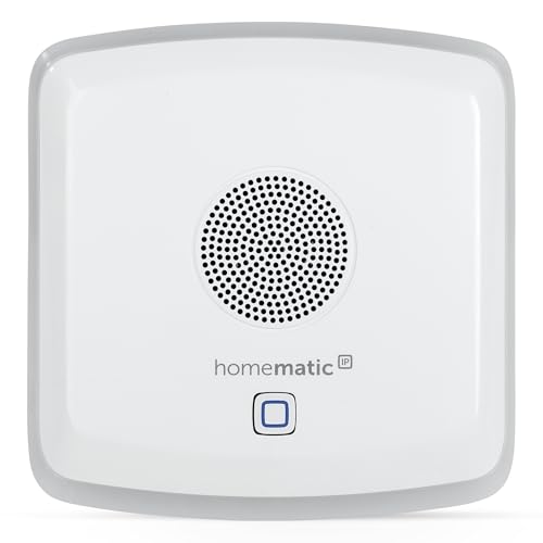 Homematic IP Smart Home Kombisignalgeber, akustisches + optisches Signalisieren, Gong für Türklingel ohne Kabel, Batteriebetrieb, Einstellung per App, Alexa & Google Assistant, 152348A0 Homematic IP Smart Home Kombisignalgeber, akustisches + optisches Signalisieren, Gong für Türklingel ohne Kabel, Batteriebetrieb, Einstellung per App, Alexa & Google Assistant, 152348A0 von Homematic