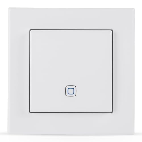 Homematic IP Smart Home Temperatur- und Luftfeuchtigkeitssensor – innen, steuert digital Heizkörper/Fußbodenheizung per App, Alexa, Google Assistant, Temperaturmessung, Energie sparen, 150181A1 von Homematic