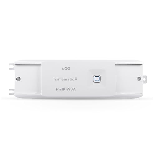 Homematic IP Smart Home Universal Schaltaktor – 0-10 V, Unterputz, Beleuchtung dimmen, Belüftung schalten, Licht schalten, 154761A0, Weiß von Homematic IP