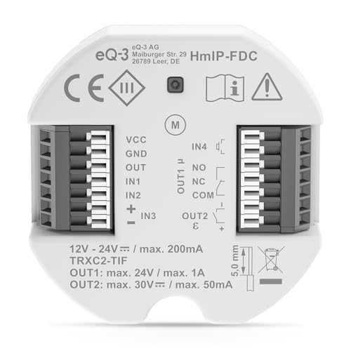 Homematic IP Smart Home Universal Türöffner Controller, 160811A0 von Homematic IP