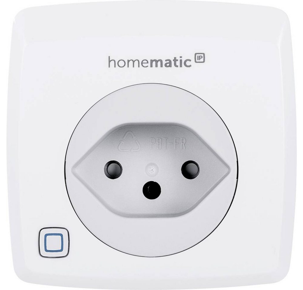 Homematic IP Steckdose Funk Schalt-Mess-Steckdose (Schweiz / CH) 159108A0, mit Messfunktion von Homematic IP