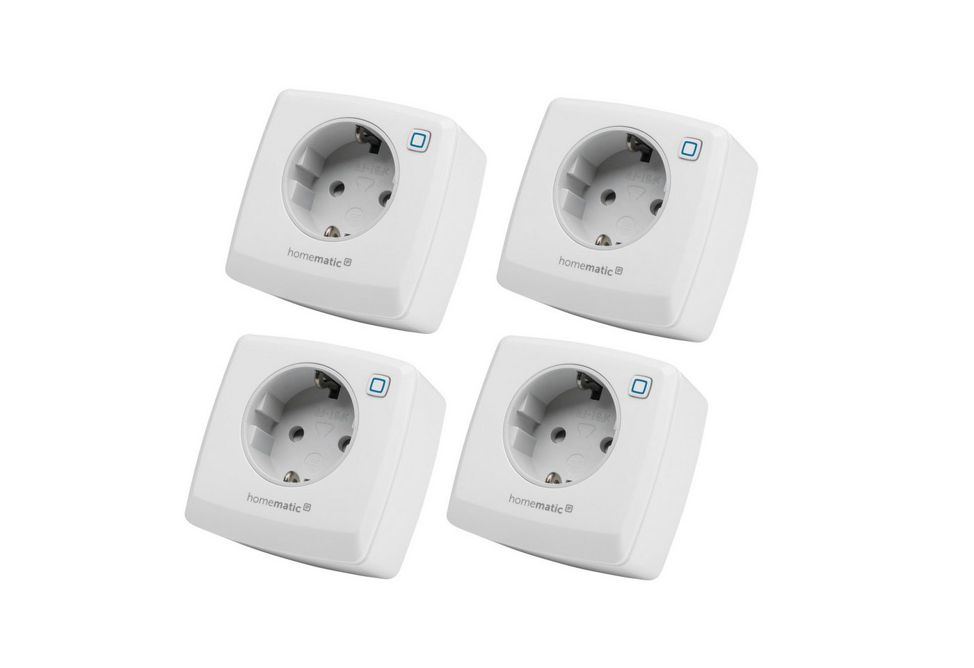Homematic IP Steckdose HOMEMATIC IP 157338A0, Schaltsteckdose, 4 Stück Homematic IP Steckdose HOMEMATIC IP 157338A0, Schaltsteckdose, 4 Stück von Homematic IP