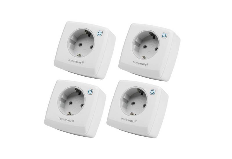 Homematic IP Steckdose HOMEMATIC IP 157338A0, Schaltsteckdose, 4 Stück von Homematic IP
