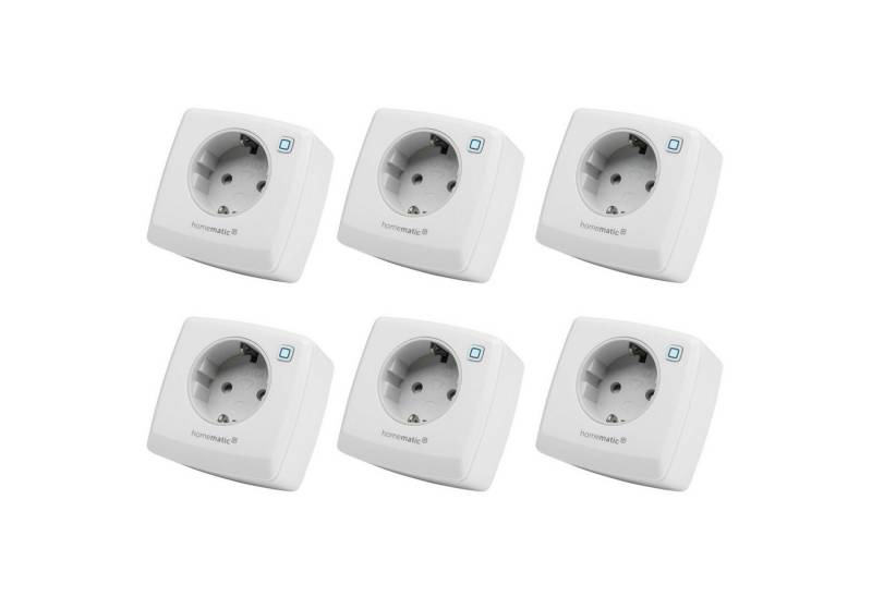 Homematic IP Steckdose HOMEMATIC IP 157338A0, Schaltsteckdose, 6 Stück von Homematic IP
