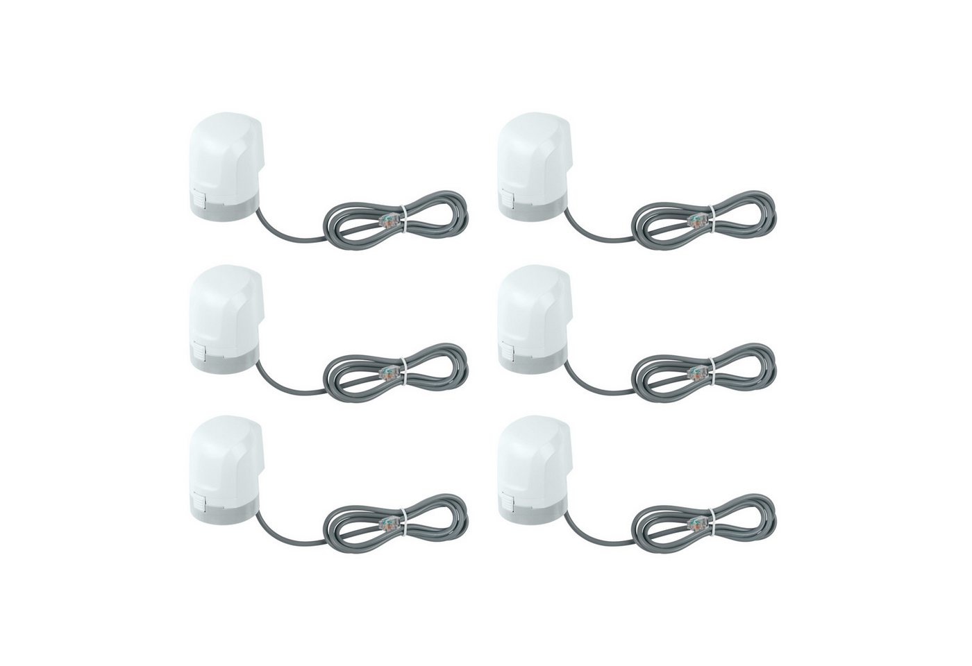 Homematic IP Thermostatventil HOMEMATIC IP Smart Home 153309A0, Stellantrieb motorisch, 6 Stück von Homematic IP