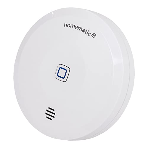Homematic IP Smart Home Wassersensor, Wassermelder für zuverlässige Alarmierung per Sirene und Push-Benachrichtigung in der Smartphone-App bei Feuchtigkeit und Wasser, 151694A0 von Homematic IP
