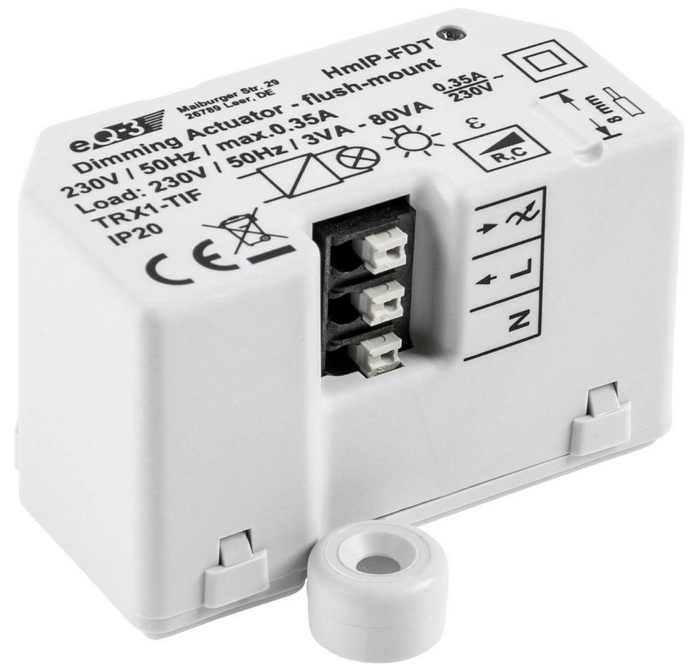 Homematic IP Dimmaktor Unterputz – Phasenabschnitt HmIP-FDT Smart-Home-Steuerelement, mit Dimmfunktion von Homematic Ip