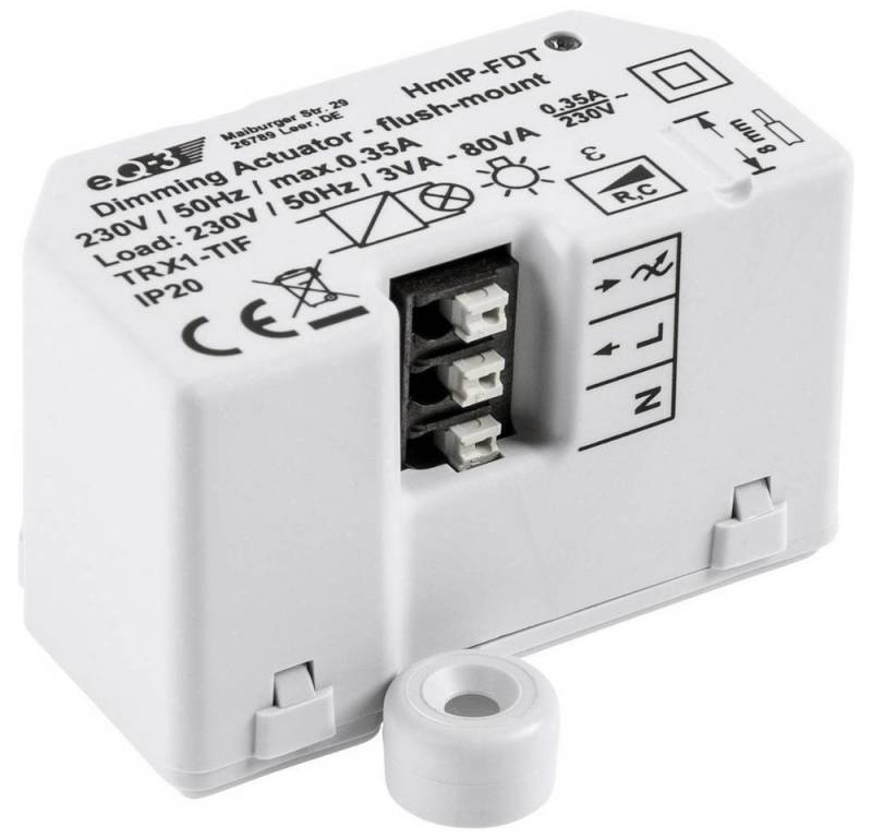 Homematic IP Dimmaktor Unterputz – Phasenabschnitt HmIP-FDT Smart-Home-Steuerelement, mit Dimmfunktion von Homematic Ip