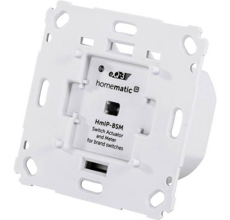Homematic IP Schalt-Mess-Aktor für Markenschalter Smart-Home-Steuerelement, mit Messfunktion von Homematic Ip
