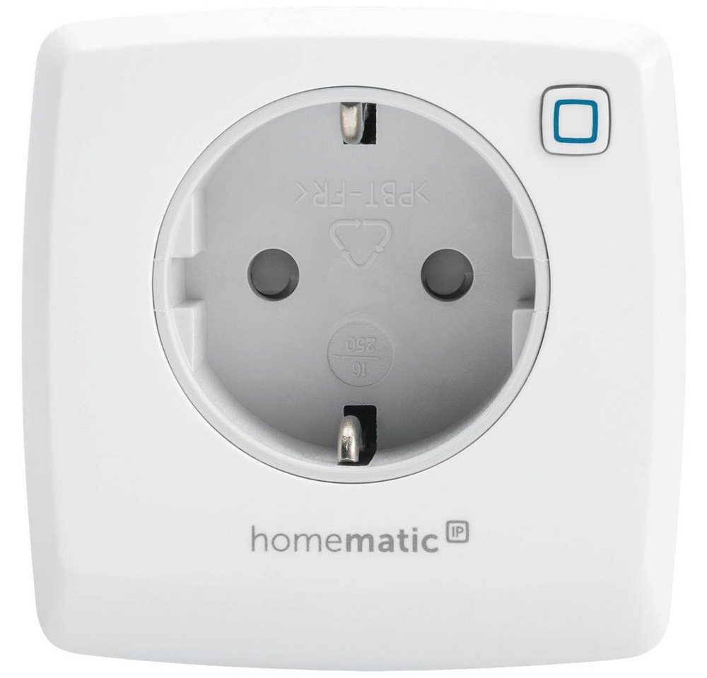 Homematic IP Smart Home Funk Steckdose mit Messfunktion Smart-Home-Steuerelement, mit Messfunktion von Homematic Ip
